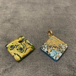 Murano glass pendants, made in Italy